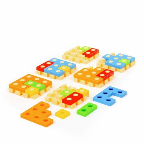 Polesie 93943 Zabawka edukacyjna Ułóż puzzle Nr2 25el w worku