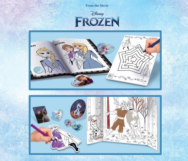 Plecak i szkoła rysowania Frozen. Kraina Lodu 92925 LISCIANI
