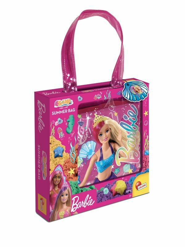 PROMO Brokatowy piasek kinetyczny Letnia torebka Barbie LISCIANI 91959