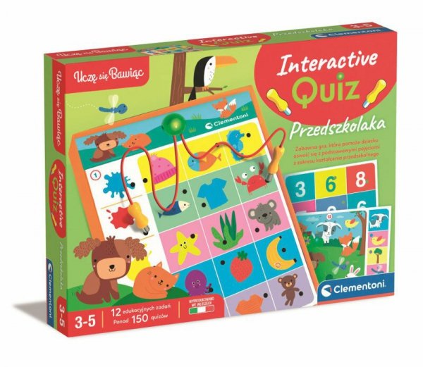 PROMO Clementoni Interaktywny quiz przedszkolaka 50820