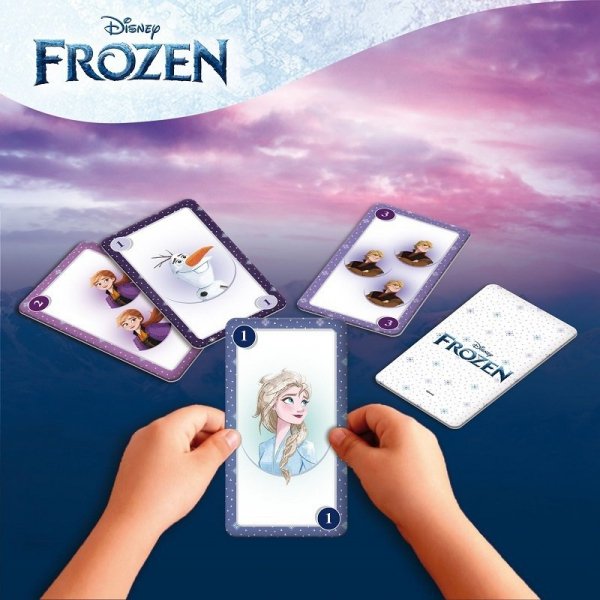 PROMO CARDS GAMES Gry karciane Frozen. Kraina Lodu 92109 LISCIANI