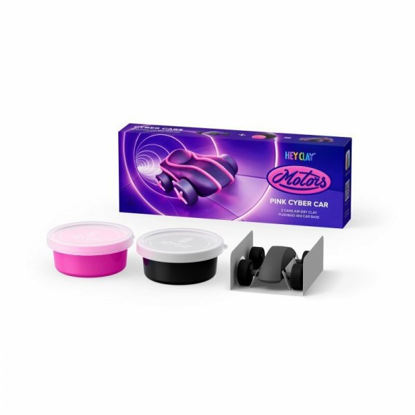 Hey Clay Masa plastyczna Cyber Auto różowe 20902