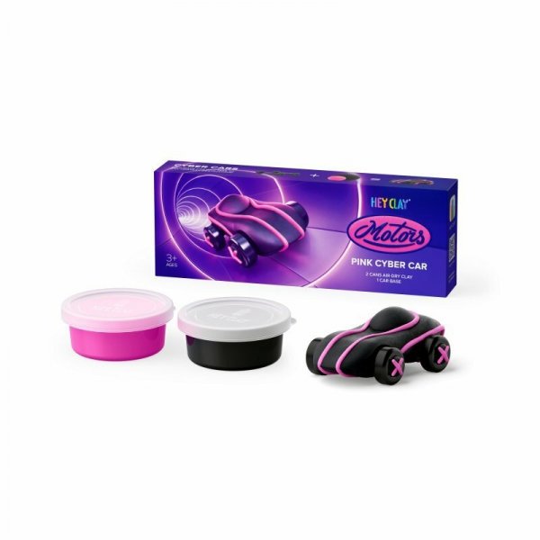 Hey Clay Masa plastyczna Cyber Auto różowe 20902