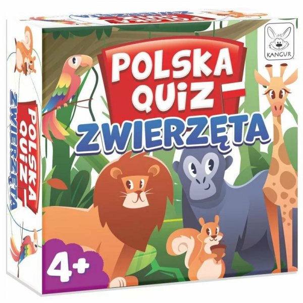 PROMO Polska Quiz Zwierzęta 4+ gra Kangur