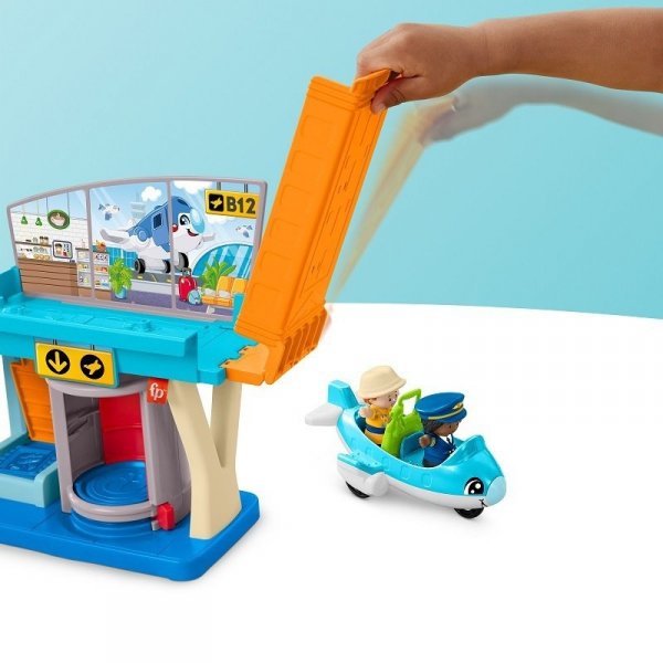 Fisher-Price Little People Lotnisko Port lotniczy HTJ26 MATTEL