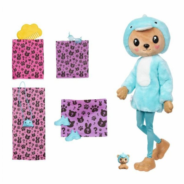 PROMO Barbie Lalka Cutie Reveal Miś-Delfin HRK25 MATTEL