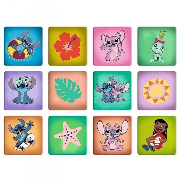 Puzzle 2w1 + memos Wesoły dzień Lilo i Stitch 93585 Trefl