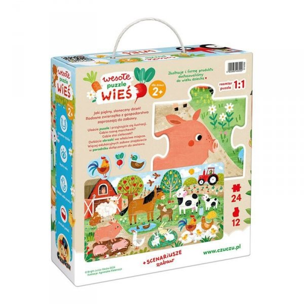 CzuCzu Wesołe puzzle Wieś