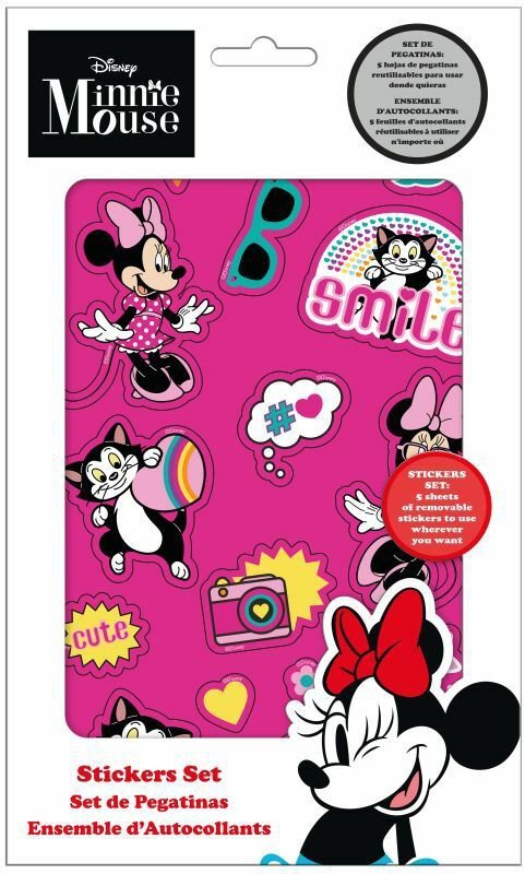 Zestaw naklejek 92 szt. Minnie Mouse MN30048 Kids Euroswan
