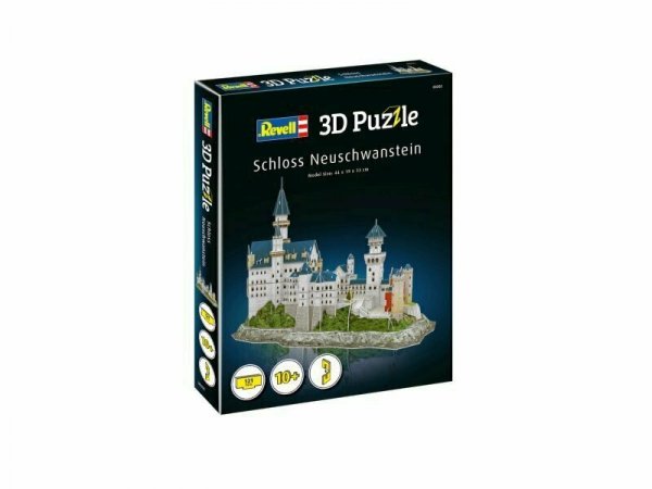 PROMO Puzzle 3D 121el Zamek Neuschwanstein 00205 Revell