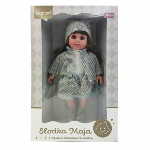 PROMO Lalka Słodka Maja z kolekcją ekskluzywnych ciuszków zimowy strój 2000996