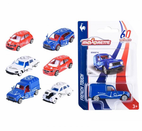 Majorette French Touch Premium Cars 6 rodzajów mix cena za 1 szt