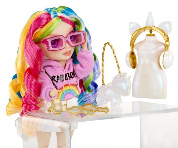 MGA Rainbow High Lalka Amaya tęczowa Creative Crystals 121411 p3
