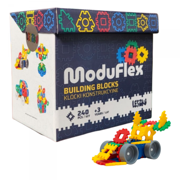 Klocki konstrukcyjne Moduflex - 240 elementów LESZKO