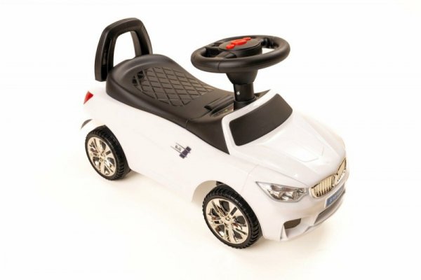 PROMO Jeździdełko, jeździk biały, światło - dźwięk S101664