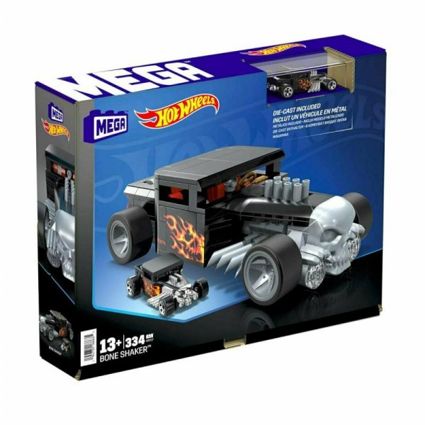 PROMO MEGA Hot Wheels Bone Shaker Klocki konstrukcyjne 334el HRY17 MATTEL