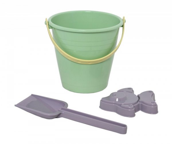PLASTO Wiaderko 1,2L z akcesoriami BIOPLASTIK I AM GREEN PLA1494