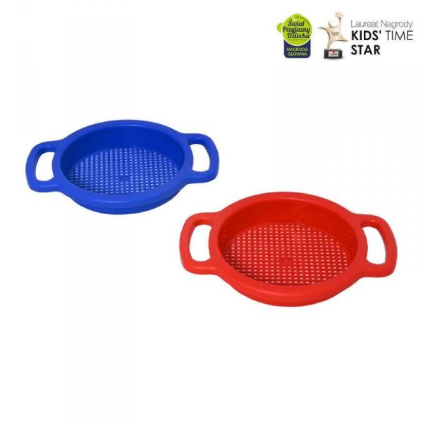 PLASTO Sitko do piasku 23cm czerwone/niebieskie do wyboru PLA2253 mix cena za 1 szt