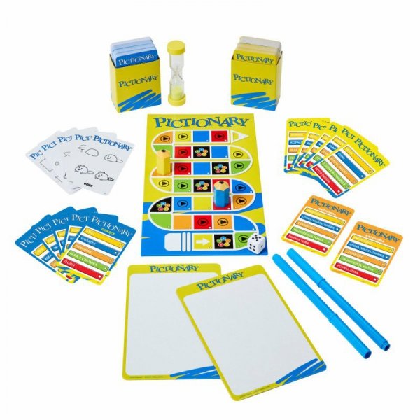 PICTIONARY Szybkie rysowanie gra rodzinna JGF69 MATTEL mix