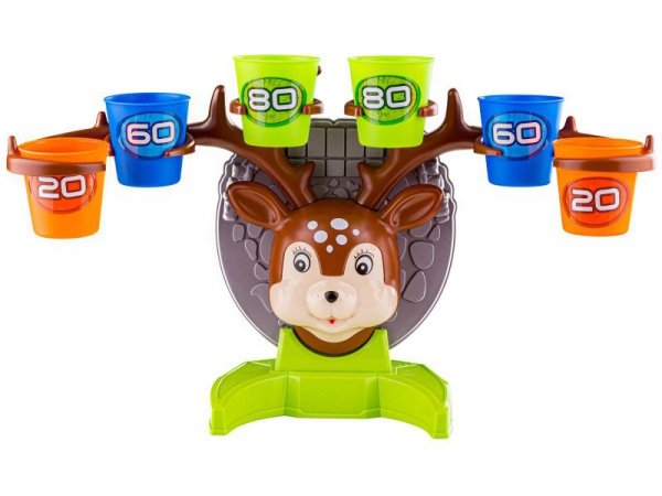 Gra Zręcznościowa Rzucanie Piłeczką Piłką Do Kosza Do Celu, Jelonek + Akcesoria,  Deer Bounce Game