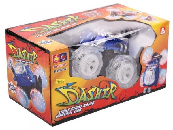 Duży Twister Szalone Autko Dasher Blue NIEBIESKI - Nieznany