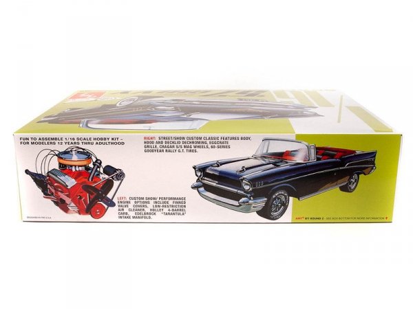 Model Plastikowy - Samochód 1:16 1957 Chevy Bel Air Convertible - AMT