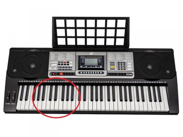 Keyboard Organy 61 Klawiszy Zasilacz MK-816 Z Funkcją Nauki Gry Przecena 13 - Meike