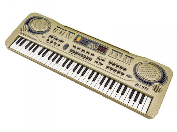 Keyboard MQ-811 Organki, 61 Klawiszy, Zasilacz, Mikrofon, USB