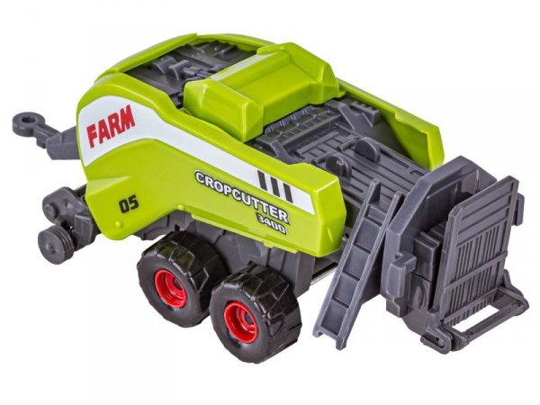 Zestaw 3 Pojazdów, Maszyny Rolnicze, 2 x Traktor, Kombajn, Farma
