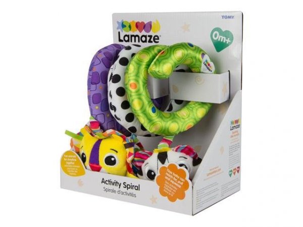 TOMY TOMY Lamaze aktywna spirala plusz.zawieszka L27142