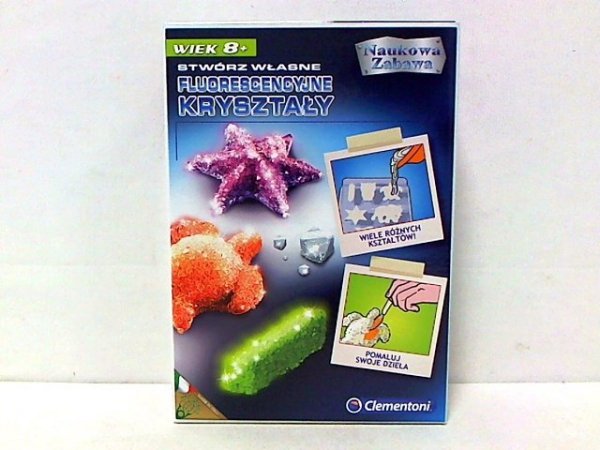 CLEMENTONI - ZABAWKI CLE Naukowa zabawa Fluorescyje kryształy 60584