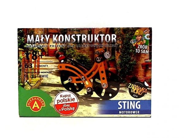 ALEXANDER Mały konstruktor Sting motorower 15607