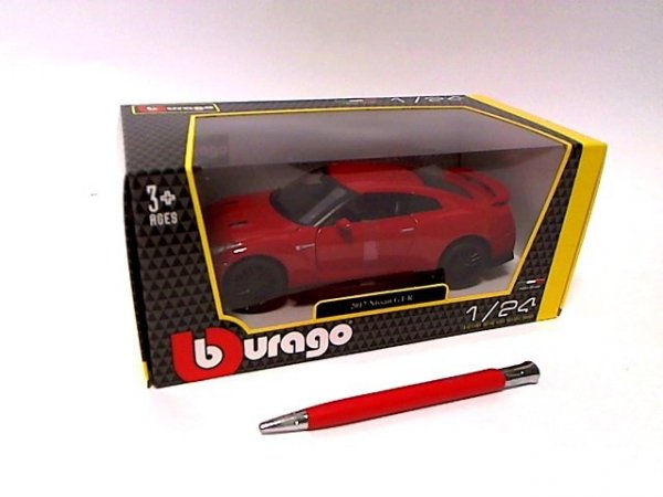 BBU BBU 1:24 Plus Nissan GT-R 2017 red 21082RD 10824