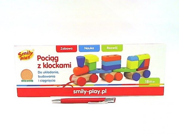 ANEK - SMILY PLAY Pociąg z klockami SmilyPlay AC7621 23047