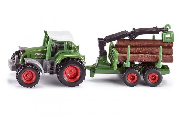 SIKU SIKU 16 Traktor z leśną przyczepą 1645
