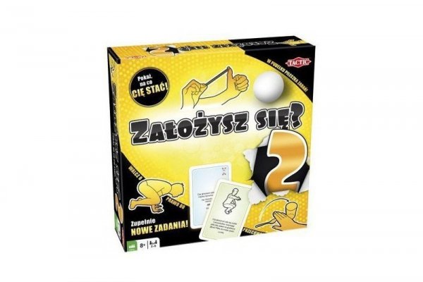 TACTIC Gra planszowa Założysz się? 2.0 55089 50893