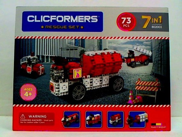 CLICFORMERS - KLOCKI CLICS Clicformers 70el Straż Pożarna7w1 32888