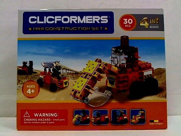 CLICFORMERS - KLOCKI CLICS Clicformers 30el Maszyny Bud.4w1 34158