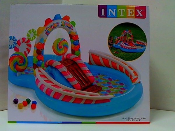 INTEX Plac zabaw Cukierki+ślizg 295X191X130 57149