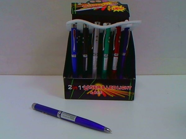 GAZELO Długopis światło/laser 24szt/disp Z5911 12382