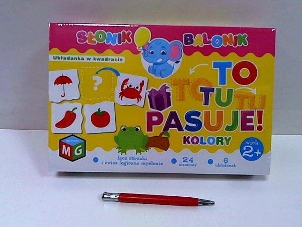 MULTIGRA To tu pasuje - Kolory - Słonik Balonik 01386