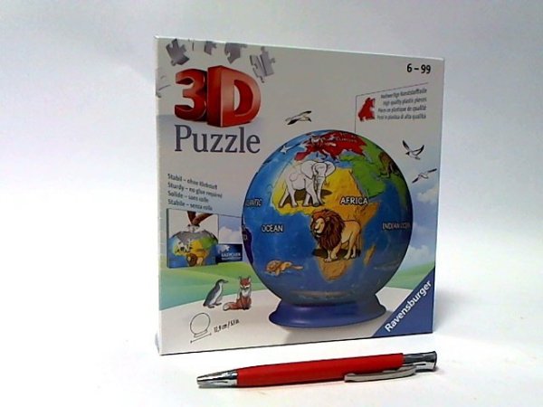 RAVENSBURGER RAV puzzle 3D Kula 72 Dziecinny globus 11840
