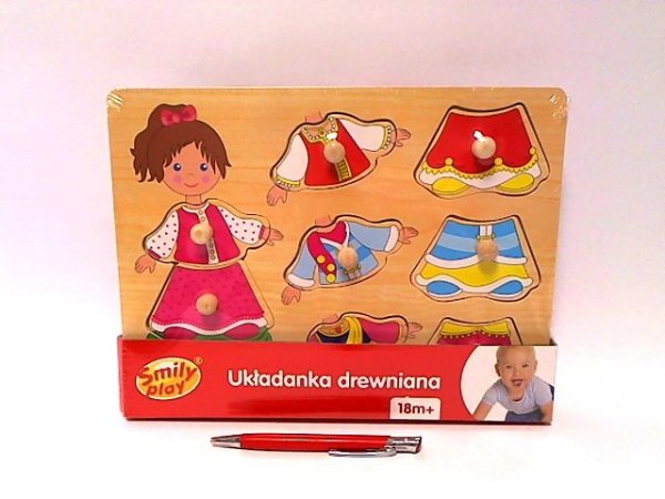ANEK - SMILY PLAY Układ.drewn.ubieranka SmilyPlay SPW83604 36047