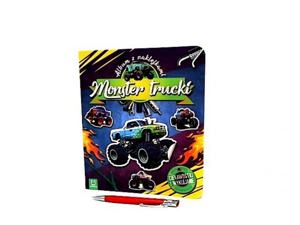 AKSJOMAT Album z naklejkami.Monster trucki.Ciekawost 31598