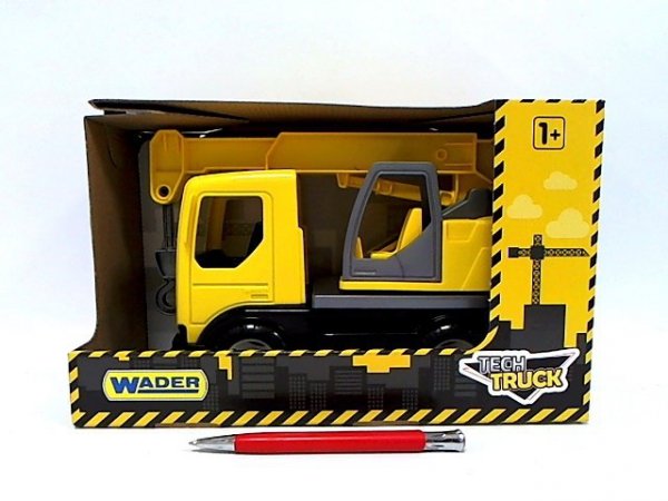 WADER WADER Tech Truck dźwig w kartonie 35367 53671