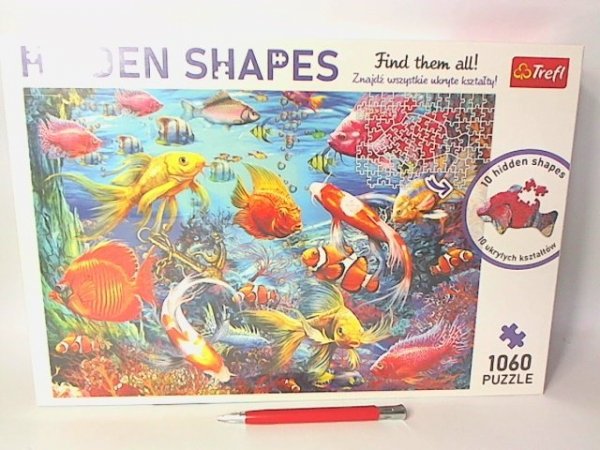 TREFL PUZZLE 1000 HiddenShapes Podwodne zycie 10676