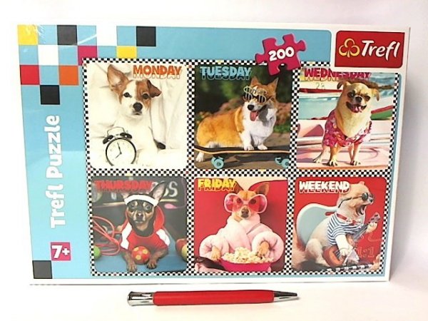 TREFL PUZZLE 200 Wesołe psy 13279
