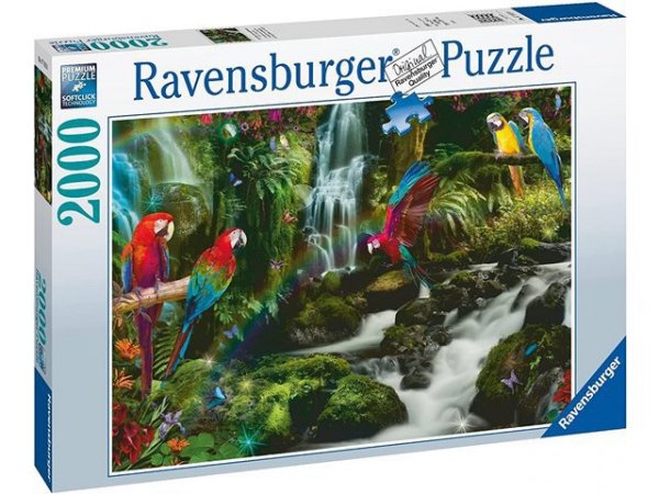 RAVENSBURGER RAV puzzle 2000 Papugi w dżungli 17111