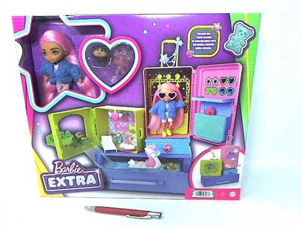 MATTEL Barbie Extra+mała lalka+zwierzątka HDY91 /2