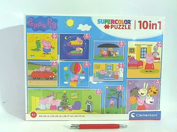 CLEMENTONI - PUZZLE CLE puzzle 10w1 SuperKolor Świnka Peppa 20271
